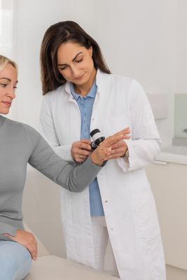 Hautkrebsvorsorge mit Auflichtmikroskop
